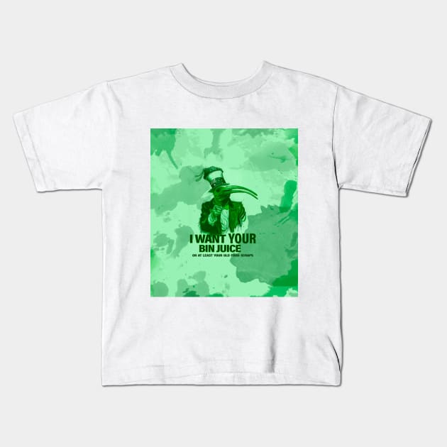 Uncle Ibis Kids T-Shirt by LukeRosenbergCreative